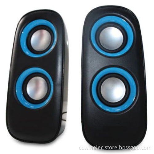 2.0-channel USB Computer Stereo Speakers, 8W Output Power/Many Colors Available
